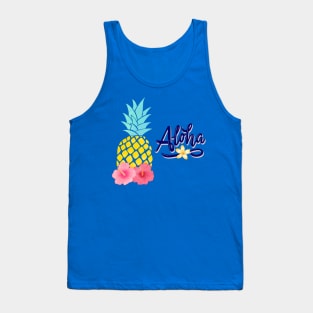Aloha vibes with pineapple Tank Top